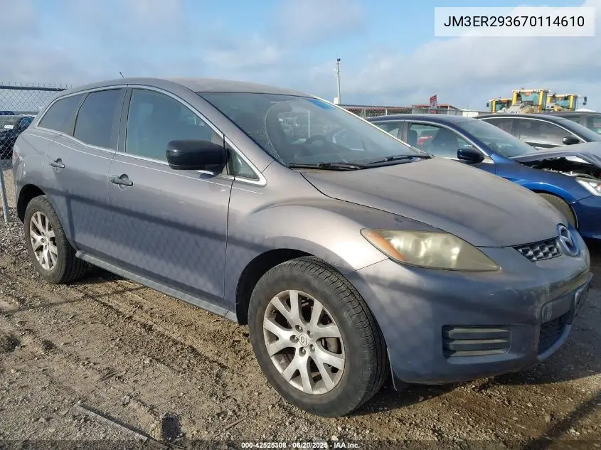 2007 Mazda Cx-7 Sport VIN: JM3ER293670114610 Lot: 42525308