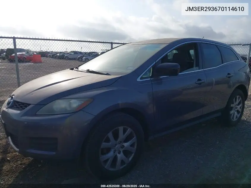 2007 Mazda Cx-7 Sport VIN: JM3ER293670114610 Lot: 42525308