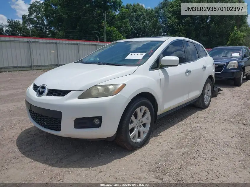 2007 Mazda Cx-7 Grand Touring VIN: JM3ER293570102397 Lot: 42578460