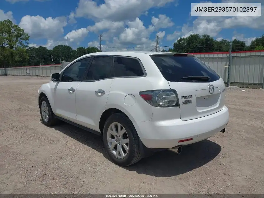 2007 Mazda Cx-7 Grand Touring VIN: JM3ER293570102397 Lot: 42578460