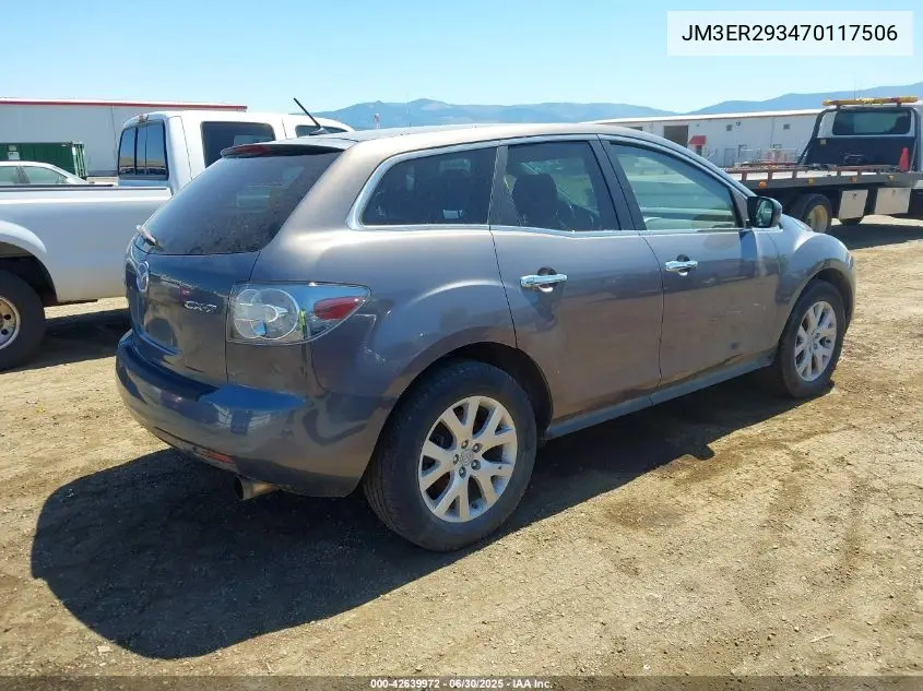 2007 Mazda Cx-7 Grand Touring VIN: JM3ER293470117506 Lot: 42639972
