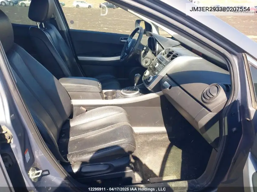 2008 Mazda Cx-7 Gs/Gt VIN: JM3ER293380207554 Lot: 12295911