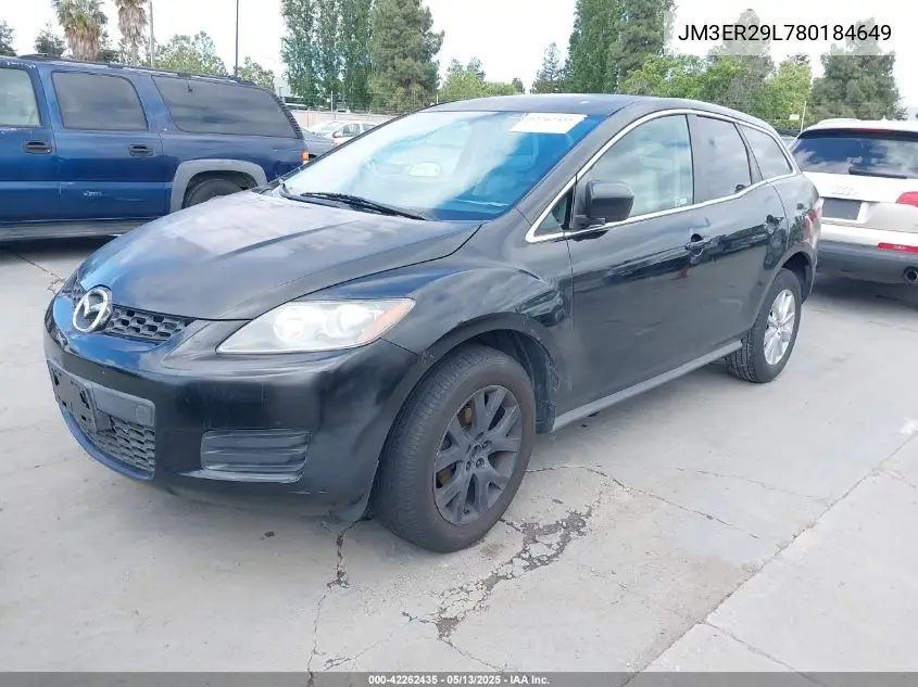 2008 Mazda Cx-7 Sport VIN: JM3ER29L780184649 Lot: 42262435