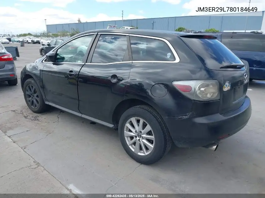 2008 Mazda Cx-7 Sport VIN: JM3ER29L780184649 Lot: 42262435