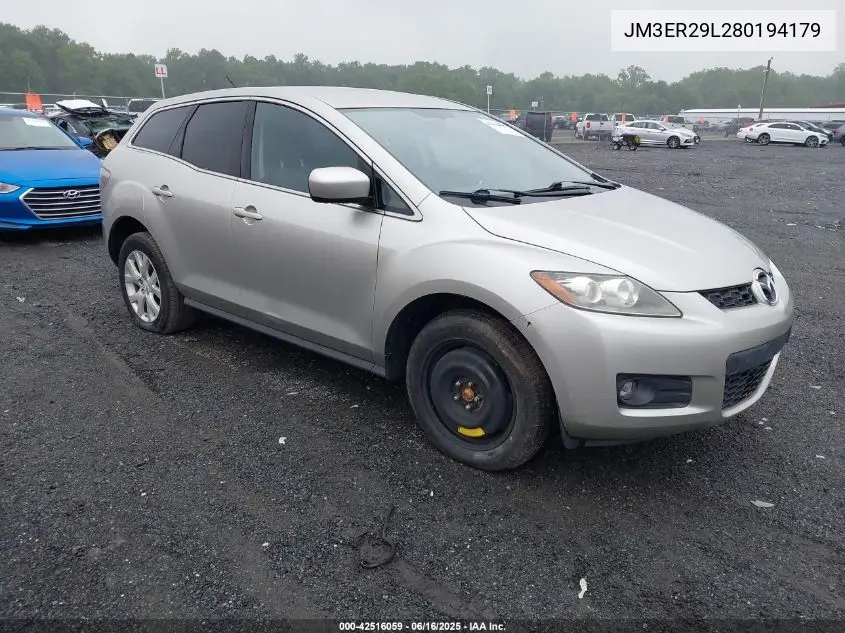 2008 Mazda Cx-7 Sport VIN: JM3ER29L280194179 Lot: 42516059
