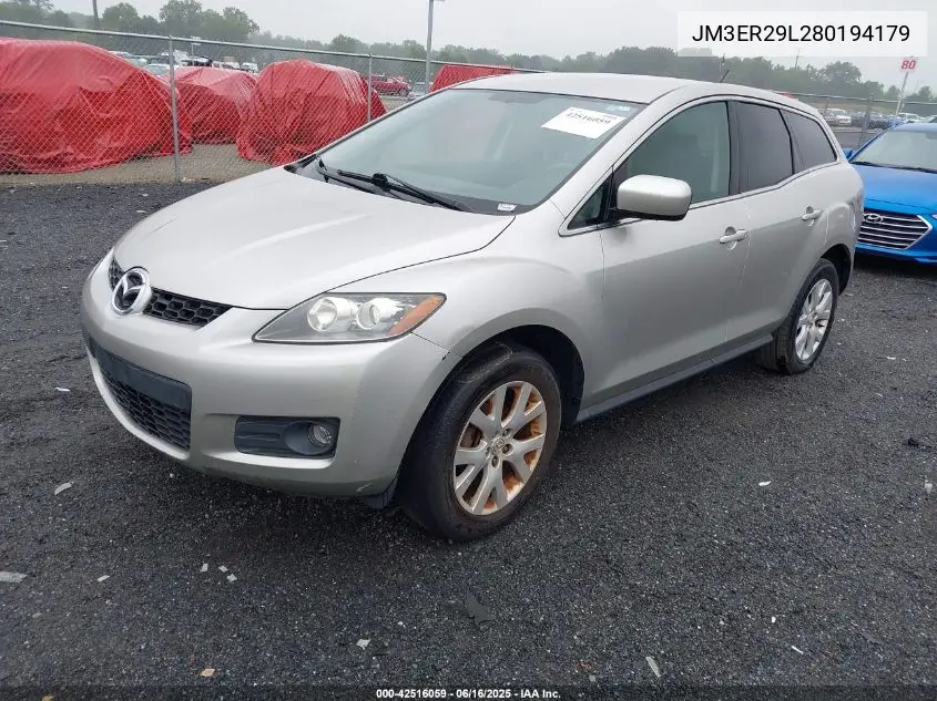 2008 Mazda Cx-7 Sport VIN: JM3ER29L280194179 Lot: 42516059