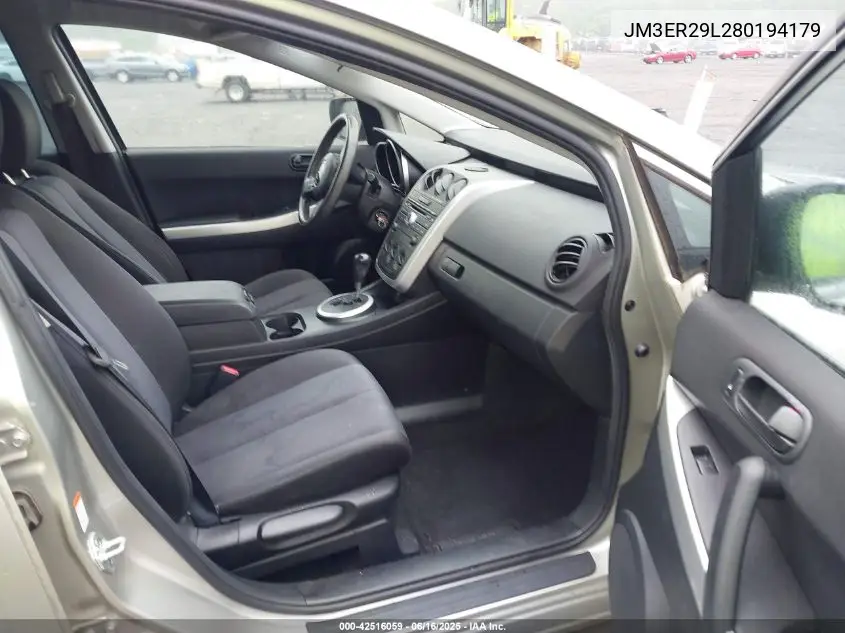 2008 Mazda Cx-7 Sport VIN: JM3ER29L280194179 Lot: 42516059