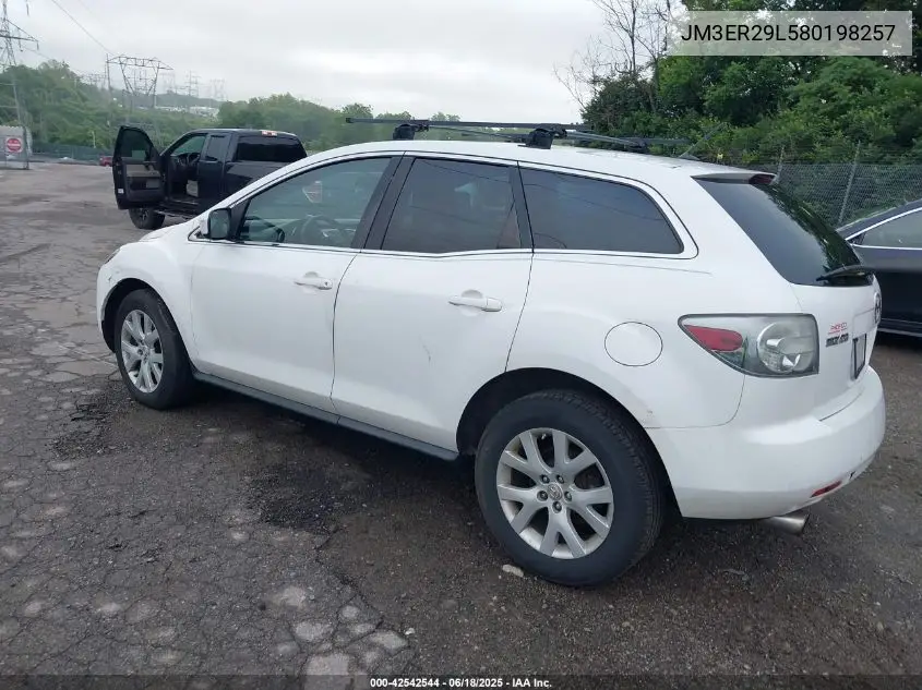 2008 Mazda Cx-7 Sport VIN: JM3ER29L580198257 Lot: 42542544