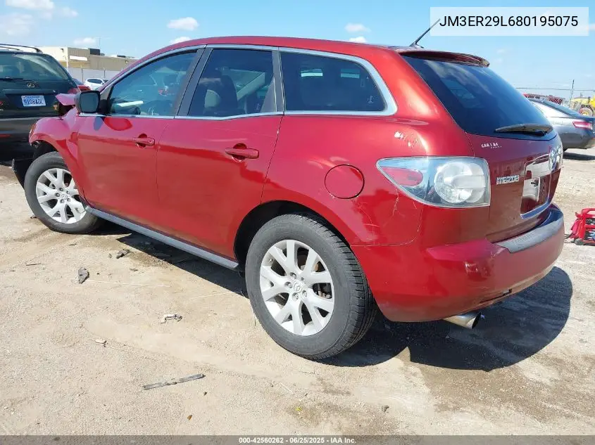 2008 Mazda Cx-7 Sport VIN: JM3ER29L680195075 Lot: 42560262