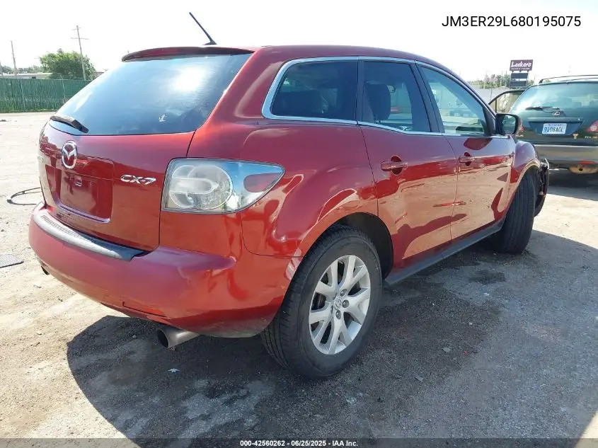 2008 Mazda Cx-7 Sport VIN: JM3ER29L680195075 Lot: 42560262