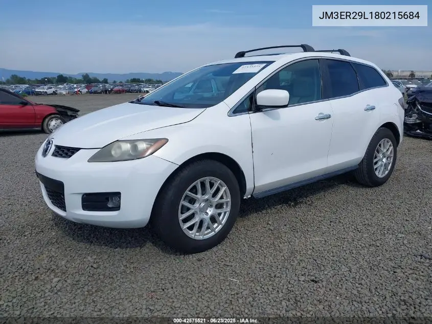 2008 Mazda Cx-7 Grand Touring VIN: JM3ER29L180215684 Lot: 42575521