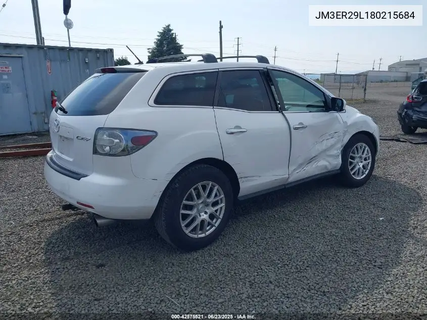 2008 Mazda Cx-7 Grand Touring VIN: JM3ER29L180215684 Lot: 42575521
