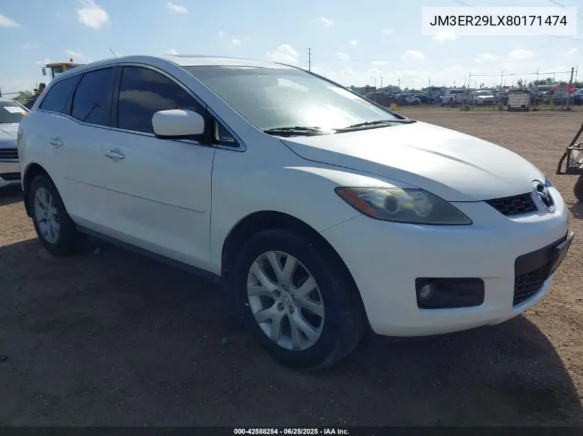 2008 Mazda Cx-7 Grand Touring VIN: JM3ER29LX80171474 Lot: 42588254