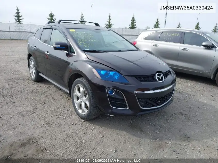 2010 Mazda Cx-7 VIN: JM3ER4W35A0330424 Lot: 12310137