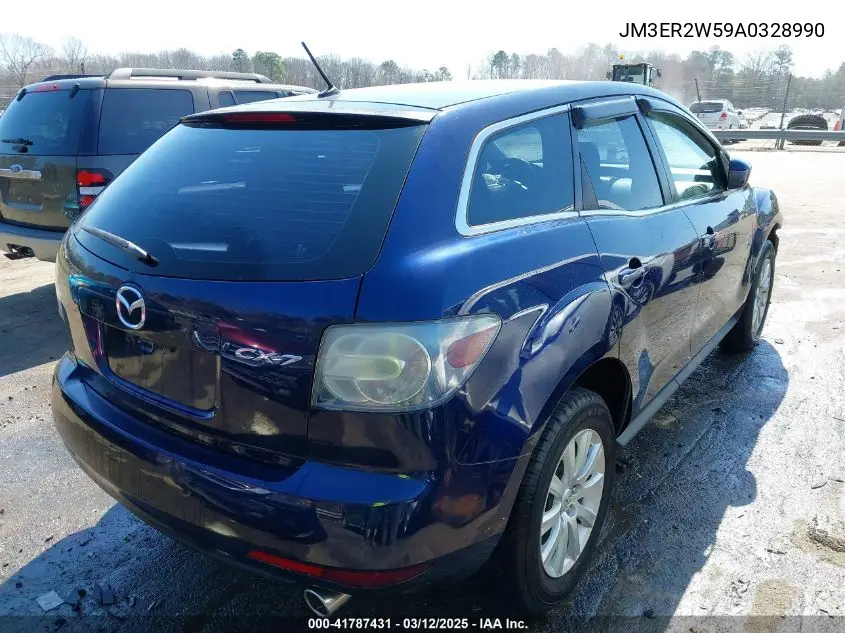 2010 Mazda Cx-7 I Sv VIN: JM3ER2W59A0328990 Lot: 41787431
