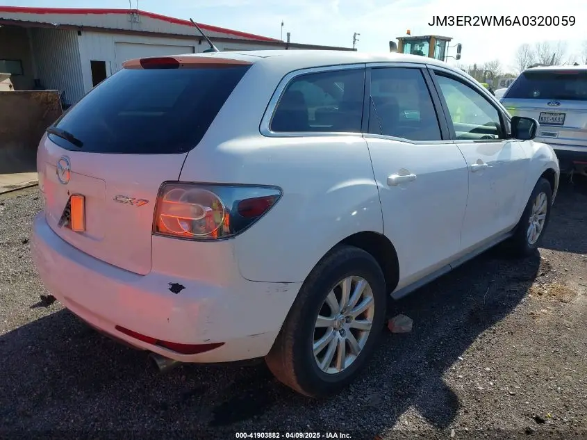 2010 Mazda Cx-7 I Sport VIN: JM3ER2WM6A0320059 Lot: 41903882