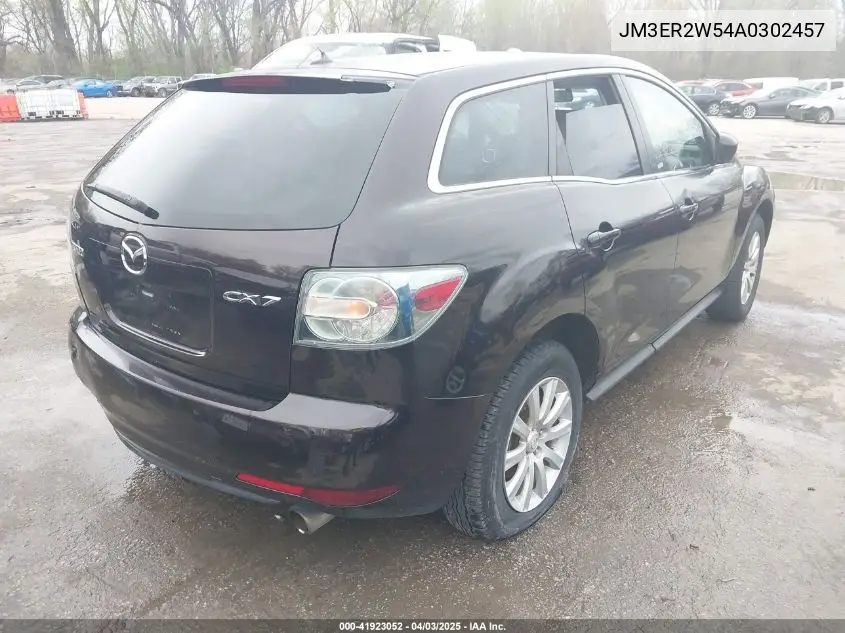 2010 Mazda Cx-7 I Sport VIN: JM3ER2W54A0302457 Lot: 41923052