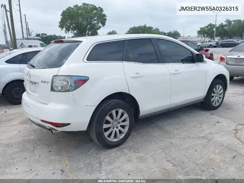 2010 Mazda Cx-7 I Sport VIN: JM3ER2W55A0326315 Lot: 41980764