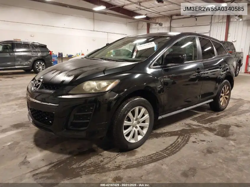 2010 Mazda Cx-7 I Sport VIN: JM3ER2W55A0340585 Lot: 42167429