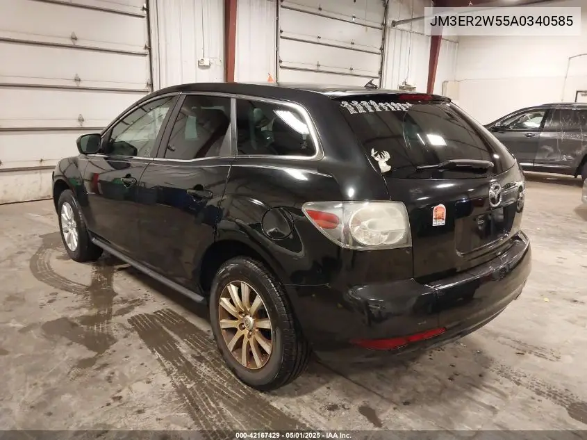 2010 Mazda Cx-7 I Sport VIN: JM3ER2W55A0340585 Lot: 42167429