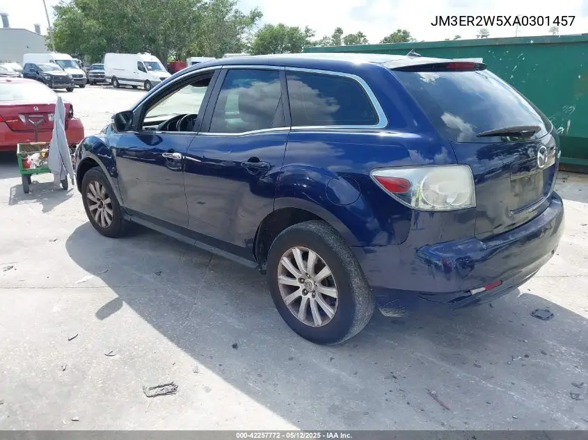 2010 Mazda Cx-7 I Sv VIN: JM3ER2W5XA0301457 Lot: 42257772