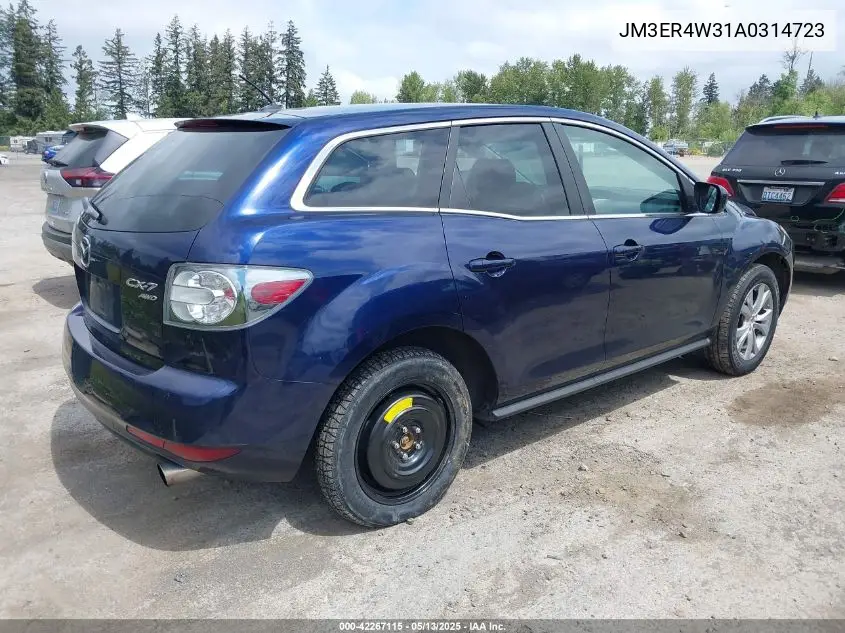 2010 Mazda Cx-7 S Touring VIN: JM3ER4W31A0314723 Lot: 42267115