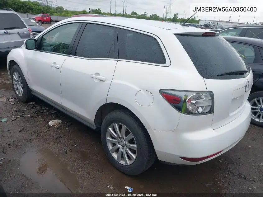2010 Mazda Cx-7 I Sport VIN: JM3ER2W56A0350400 Lot: 42312135