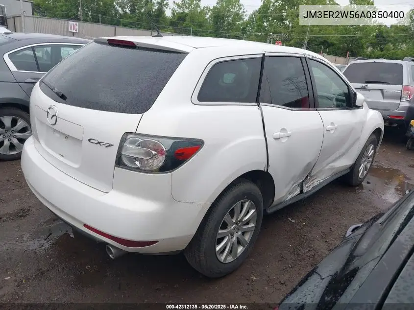 2010 Mazda Cx-7 I Sport VIN: JM3ER2W56A0350400 Lot: 42312135