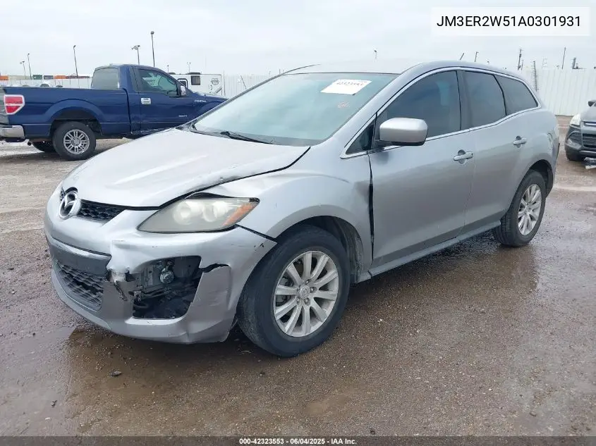 2010 Mazda Cx-7 I Sport VIN: JM3ER2W51A0301931 Lot: 42323553