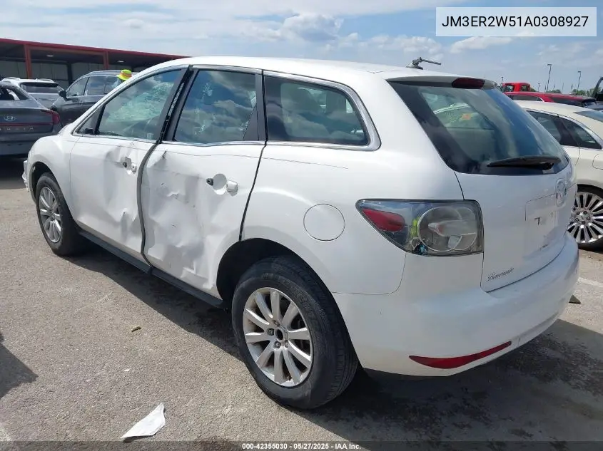 2010 Mazda Cx-7 I Sv VIN: JM3ER2W51A0308927 Lot: 42355030