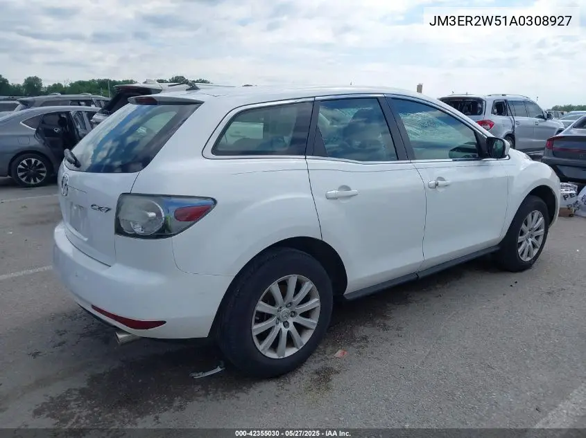 2010 Mazda Cx-7 I Sv VIN: JM3ER2W51A0308927 Lot: 42355030