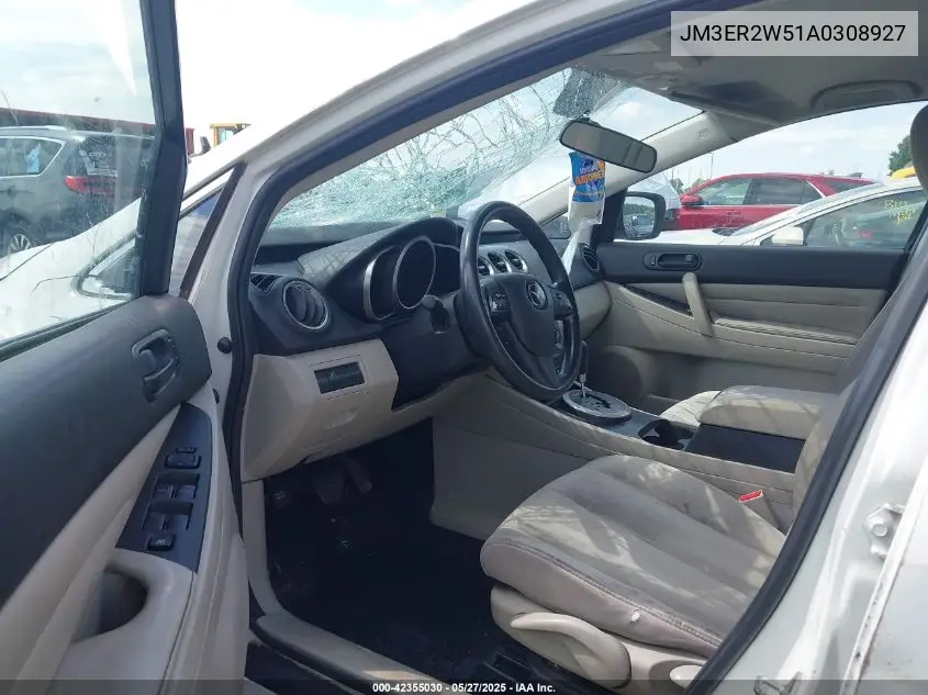 2010 Mazda Cx-7 I Sv VIN: JM3ER2W51A0308927 Lot: 42355030