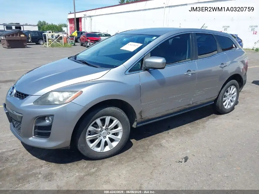 2010 Mazda Cx-7 I Sv VIN: JM3ER2WM1A0320759 Lot: 42433029