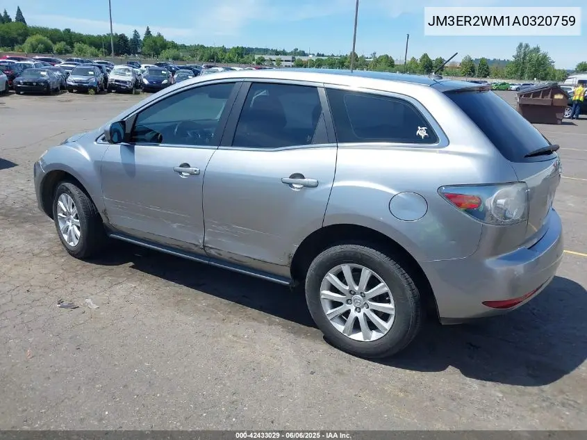 2010 Mazda Cx-7 I Sv VIN: JM3ER2WM1A0320759 Lot: 42433029