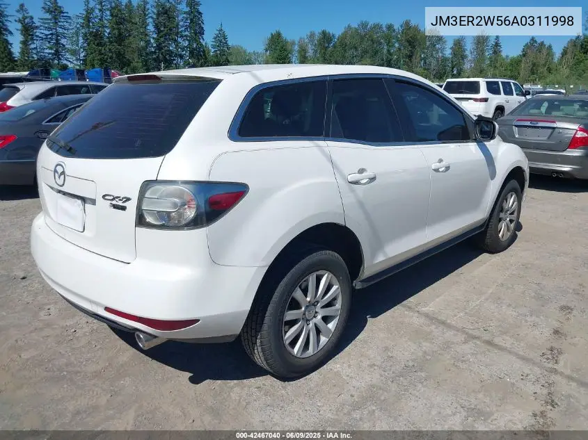 2010 Mazda Cx-7 I Sv VIN: JM3ER2W56A0311998 Lot: 42467040