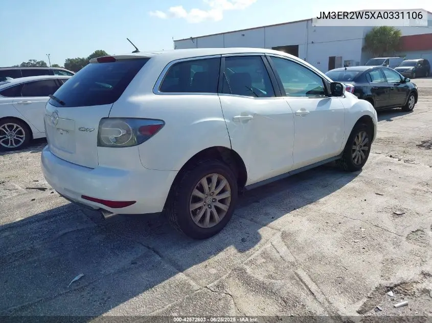 2010 Mazda Cx-7 VIN: JM3ER2W5XA0331106 Lot: 42572803