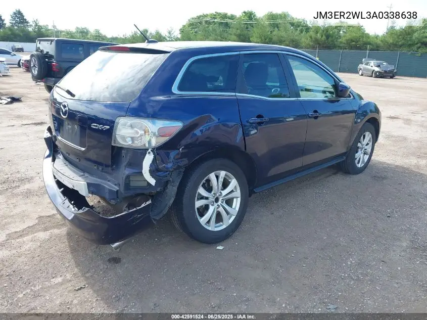 2010 Mazda Cx-7 S Touring VIN: JM3ER2WL3A0338638 Lot: 42591524