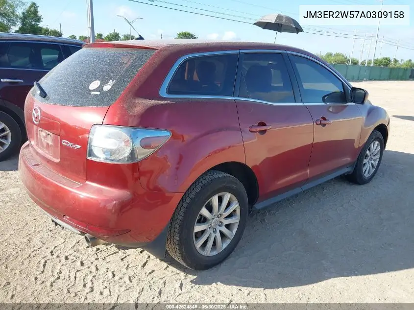 2010 Mazda Cx-7 I Sv VIN: JM3ER2W57A0309158 Lot: 42624846