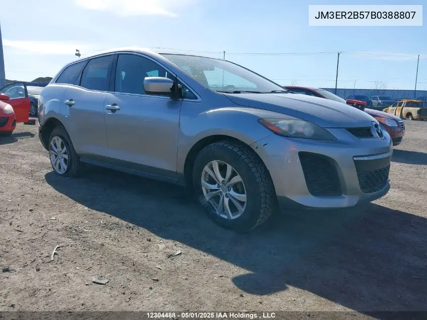 2011 Mazda Cx-7 VIN: JM3ER2B57B0388807 Lot: 12304488