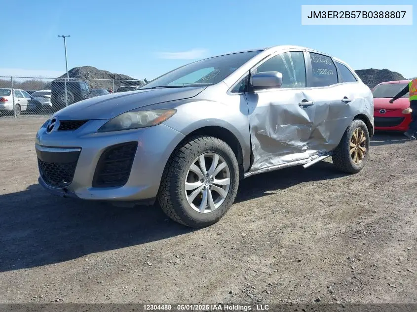 2011 Mazda Cx-7 VIN: JM3ER2B57B0388807 Lot: 12304488