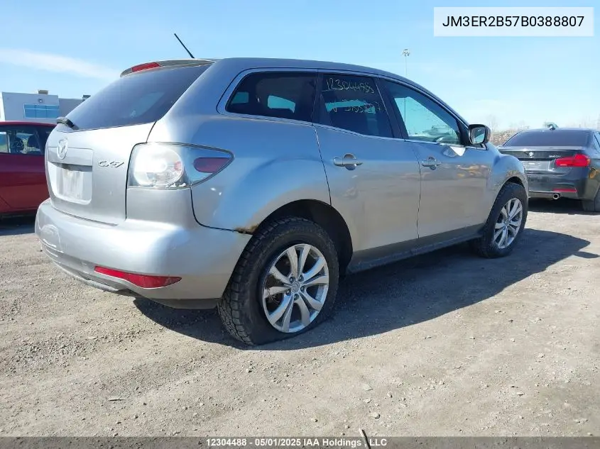 2011 Mazda Cx-7 VIN: JM3ER2B57B0388807 Lot: 12304488