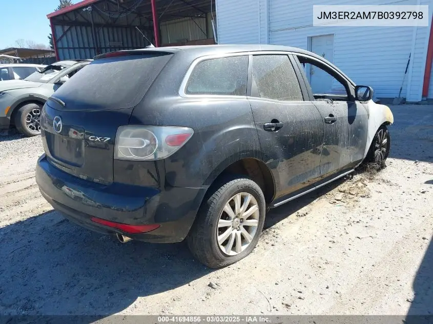 2011 Mazda Cx-7 I Sv VIN: JM3ER2AM7B0392798 Lot: 41694856