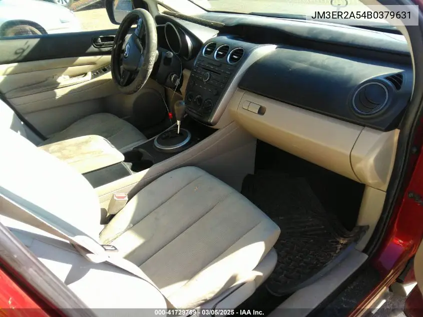 2011 Mazda Cx-7 I Sv VIN: JM3ER2A54B0379631 Lot: 41729759