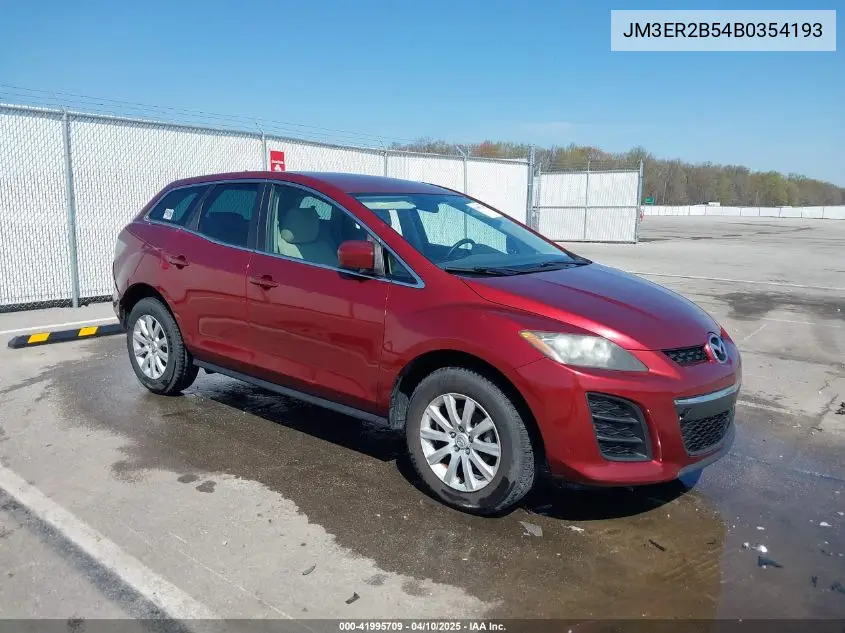 2011 Mazda Cx-7 I Sport VIN: JM3ER2B54B0354193 Lot: 41995709