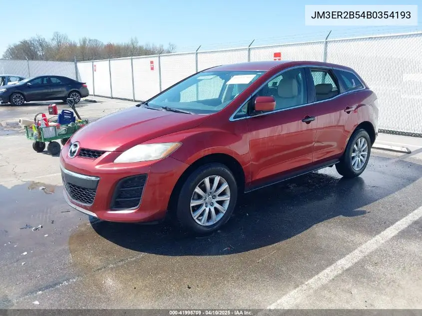 2011 Mazda Cx-7 I Sport VIN: JM3ER2B54B0354193 Lot: 41995709