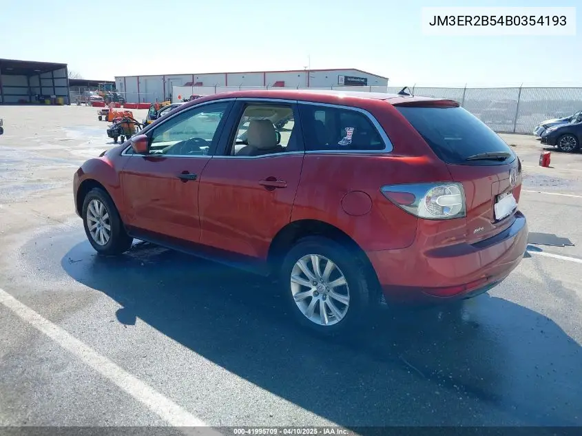 2011 Mazda Cx-7 I Sport VIN: JM3ER2B54B0354193 Lot: 41995709