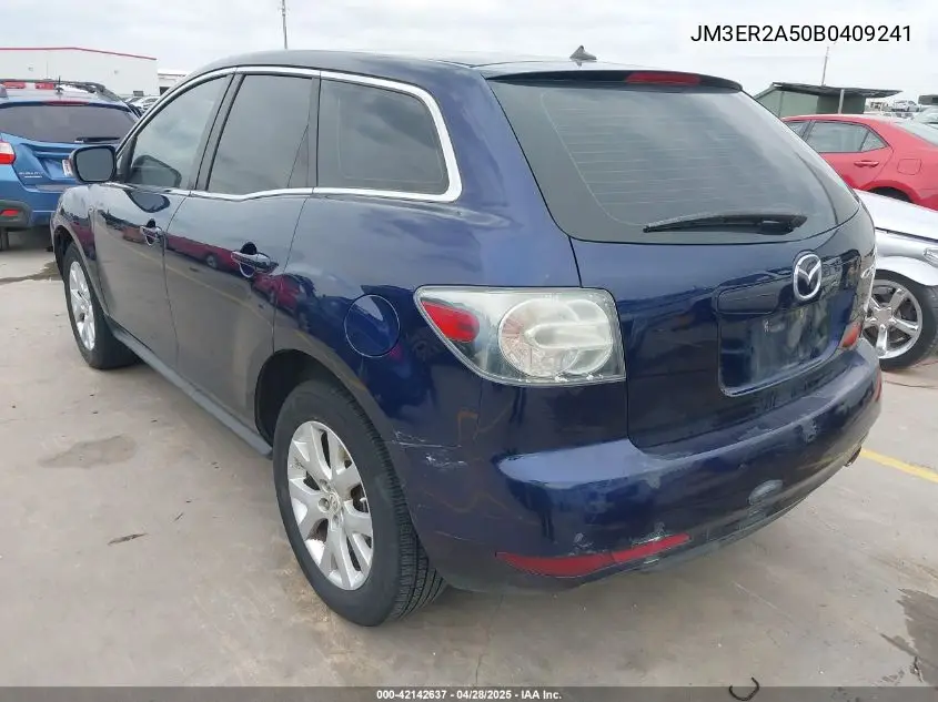 2011 Mazda Cx-7 I Sv VIN: JM3ER2A50B0409241 Lot: 42142637
