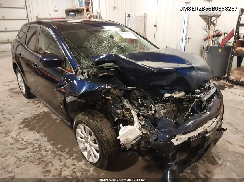 2011 Mazda Cx-7 I Sport VIN: JM3ER2B56B0383257 Lot: 42174500