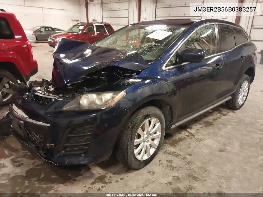 2011 Mazda Cx-7 I Sport VIN: JM3ER2B56B0383257 Lot: 42174500