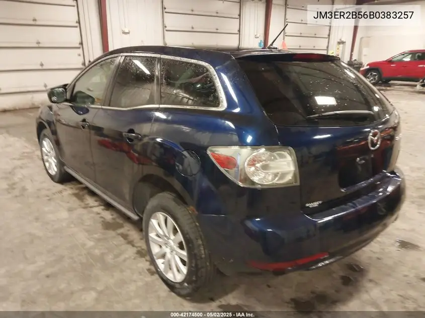 2011 Mazda Cx-7 I Sport VIN: JM3ER2B56B0383257 Lot: 42174500